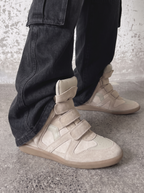 Wedge High-Top Sneakers