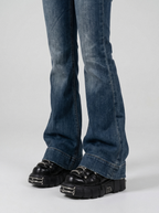 Metal Toe Platform Sneakers - front view
