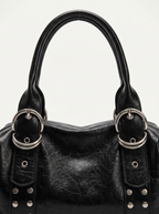 Studded Buckle Hobo Bag - detail view