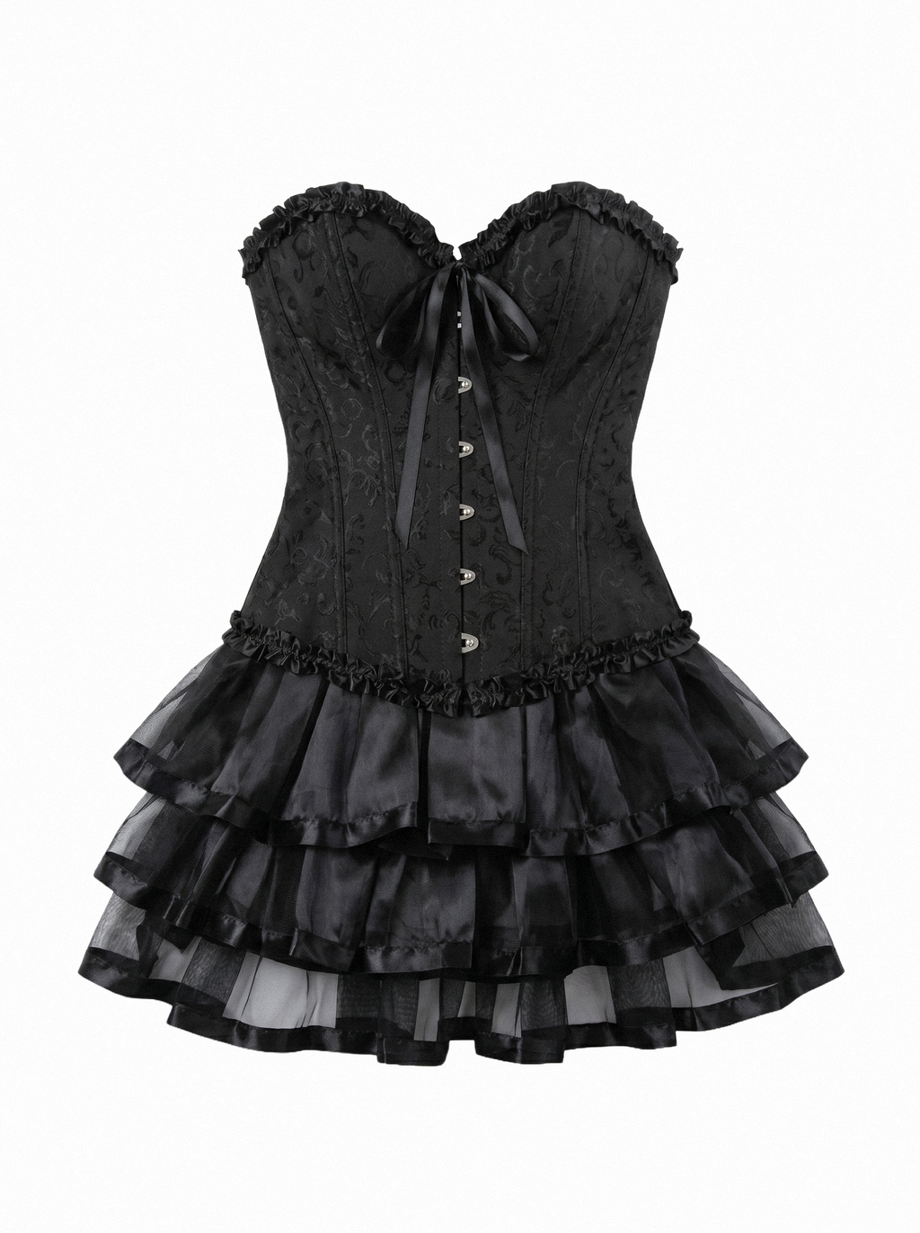 Lace Up Corset Dress Set with Tutu Skirt - main photo
