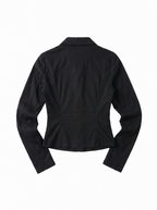 DOUBLE ZIP MOTO BLOUSE