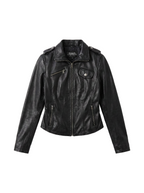 Epaulette Slim Moto Jacket - main photo