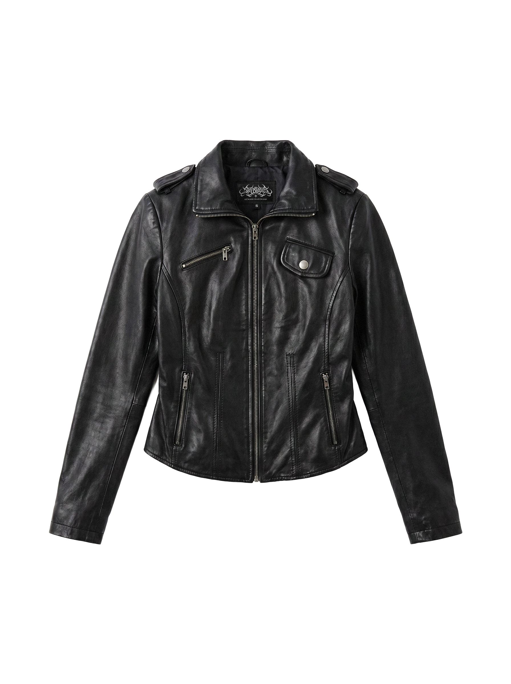 Epaulette Slim Moto Jacket - main photo